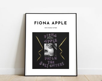 Fiona Apple - Holen Sie sich das Bolzenschneider Album inspiriert Digital Art Print | Fiona Apple Musik Poster zum ausdrucken