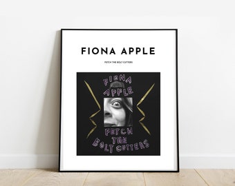 Fiona Apple - Fetch the Bolt Cutters Album Inspirierter Kunstdruck | Fiona Apple Musik Kunst Poster