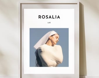 Rosalia - Lux Album Inspired Digital Art Print | Rosalia Printable