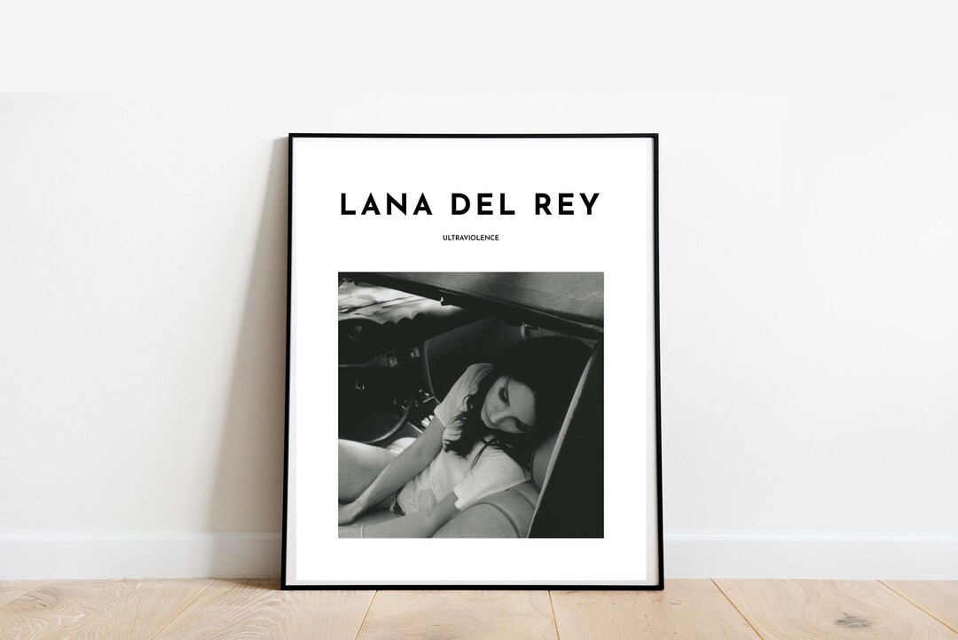 Lana Del Rey Ultraviolence Album Inspired Art Print Lana Etsy