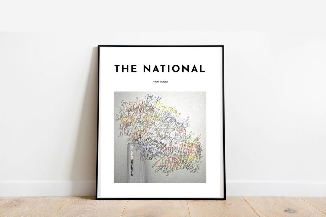 The National High Violet Album Inspired Art Print the Etsy Hong Kong