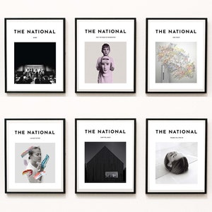 The National - Set de carteles / Boxer / Soy fácil de encontrar / Violeta intenso / Duerme bien, bestia