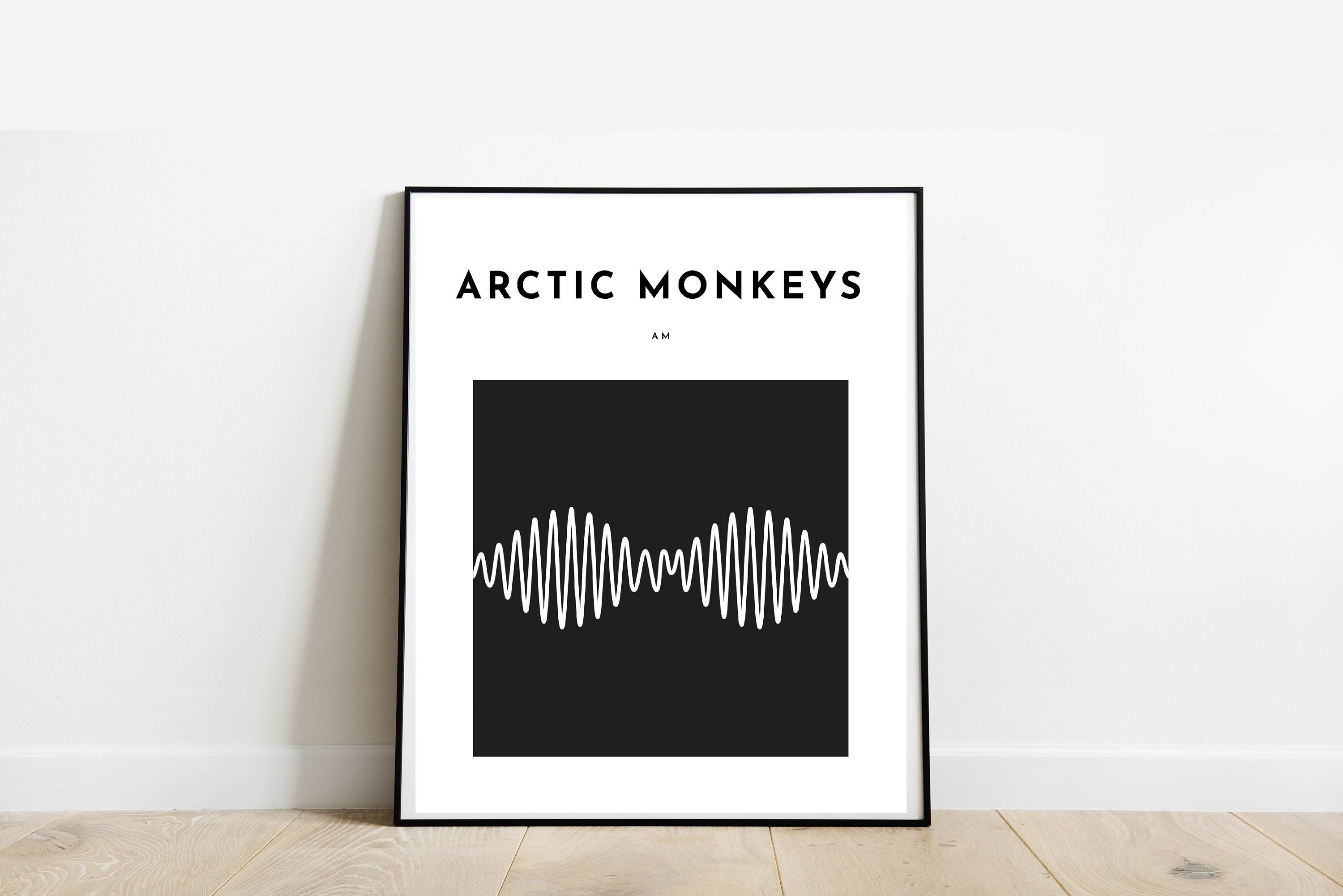 Arctic Monkeys - AM Album Inspired Digital Art Print | Arctic
