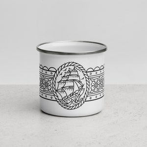 Clipper Ship Camp Mug