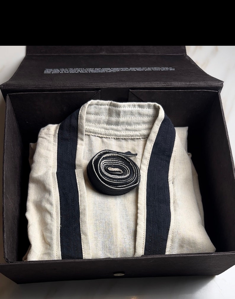 Hemp Robe Luxurious Hemp Robe & Pouch Set: Perfect Holiday Gifts Sustainable ...