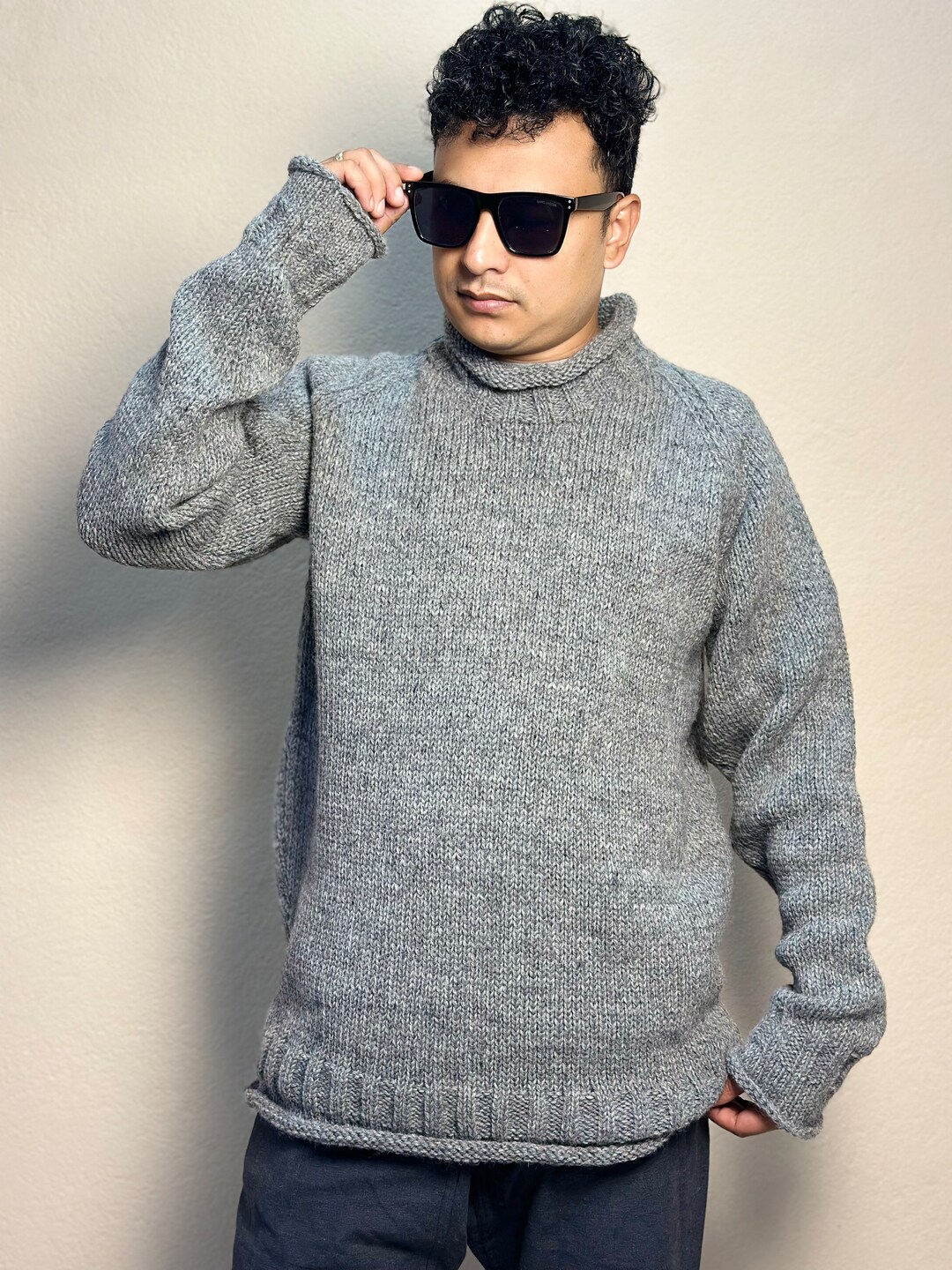 Winter Sheep Woolen Sweater Soft and Luxurious-100% Pure Sheep Wool ...