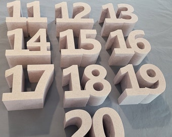 3D Wedding Table Numbers | Unique Wedding Numbers | Marble Table Number | Gold Wedding Number Centerpiece