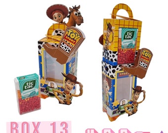 Box 13 - Box for TicTac 29gr, Tic Tac Box, Box Template, Digital File SVG or Studio, Favor Box - Cricut and Silhouette