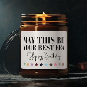 Swifty Candle Gift Taylor Best Era Birthday Candle Present Eras Soy Wax Candle Funny Bday Party Gift For Swifty Sister Gift Daughter
