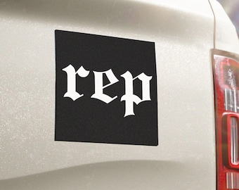 Rep Swifty Car Magnet: Taylor Fan Gift, Concert Car Decal