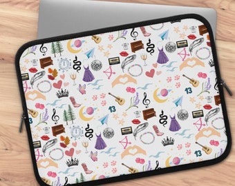 Swifty Gift Laptop Sleeve Eras School Accessories for Swifty Daughter Birthday Gift for Taylor Fan Merch Laptop Cover Protection TS Party