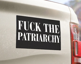 Swifty Car FuckThePatriarchy Magnet Gift for Taylor Fan Car Accessories Swifty Friend Birthday Gift New Car Decal Feminist Swifty Magnet BFF