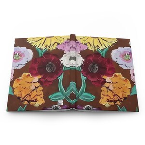 hardcover journal with surprise piano flowers for swifty fans