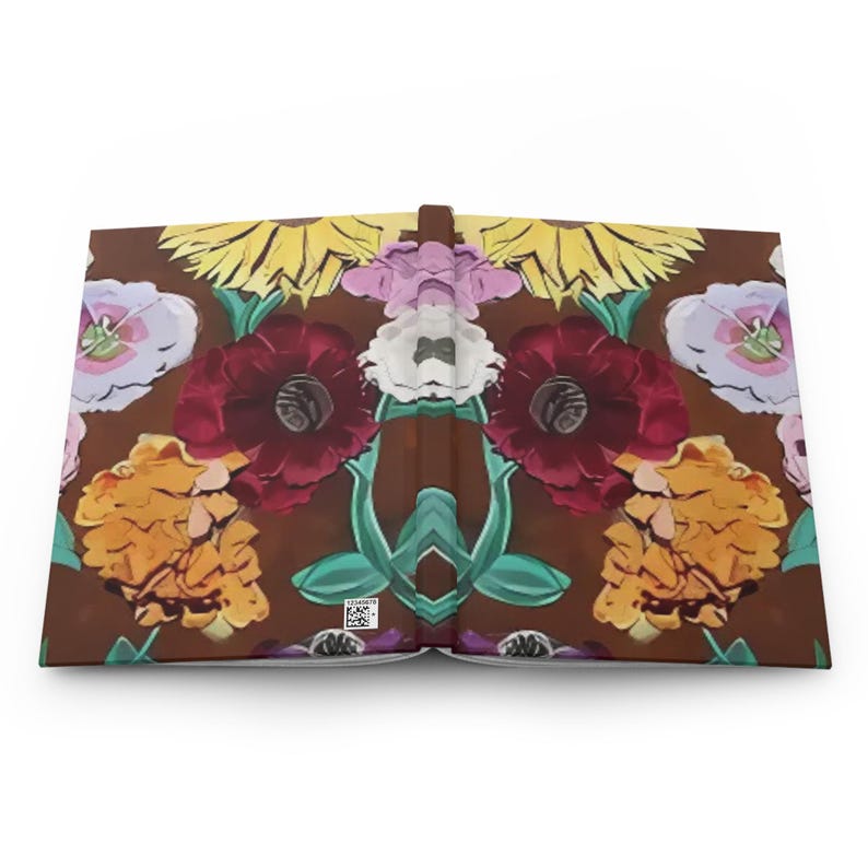hardcover journal with surprise piano flowers for swifty fans