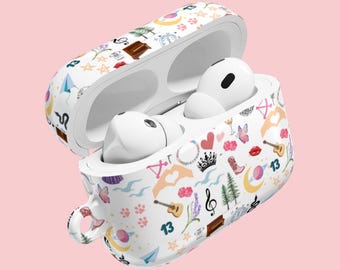 Swifty Eras AirPods Case: 3D Full-Wrap Polycarbonate Protective Cover