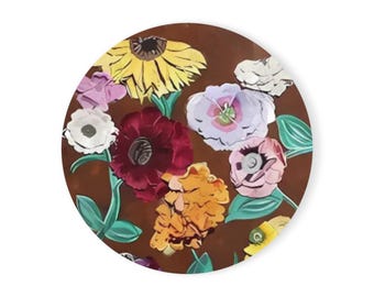 Swifty Coaster Surprise Piano Design: Cork Back Coaster Gift