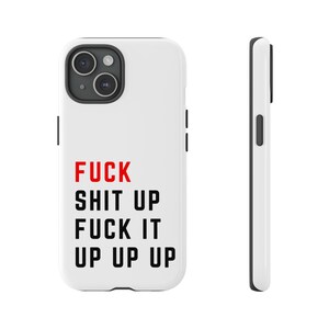 Capa para celular "Fuck Shit Up" | Capa resistente Swifty Eras para iPhone e Samsung imagem 9