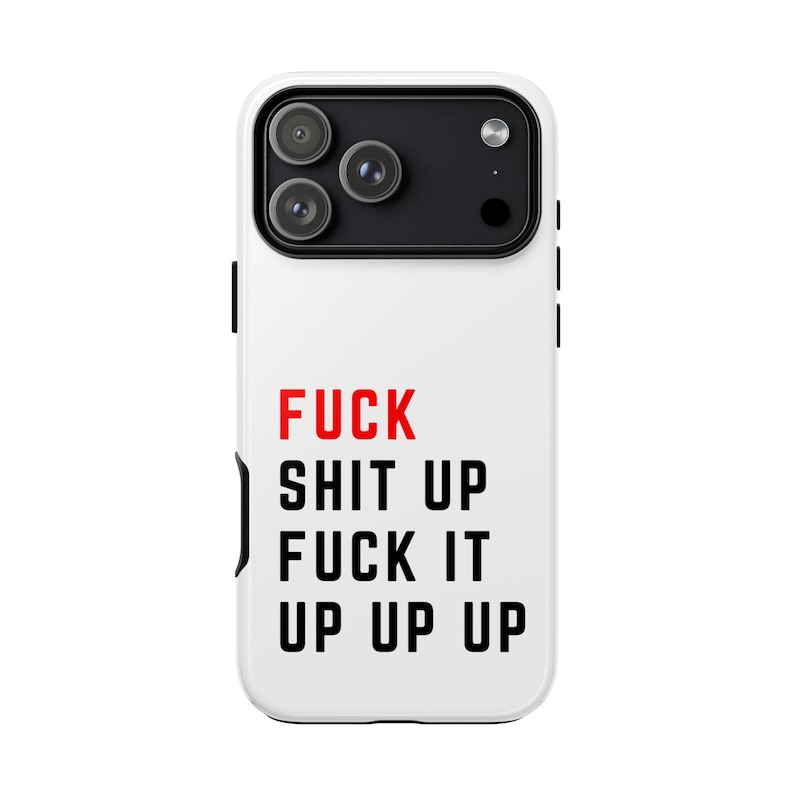 Capa para celular "Fuck Shit Up" | Capa resistente Swifty Eras para iPhone e Samsung imagem 6