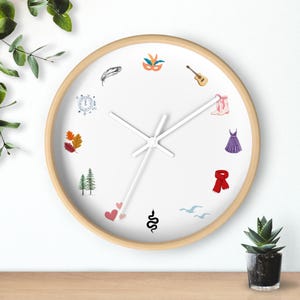 Swifty Clock Eras Albums | Taylor Home Decor, TS Fan Wall image 2