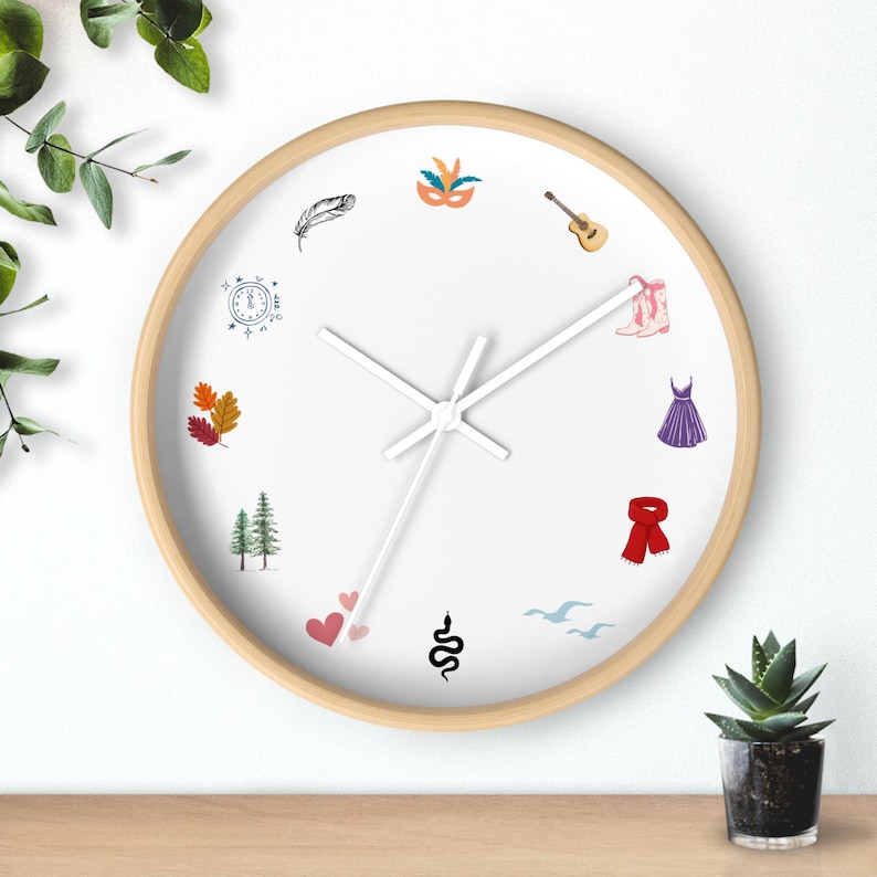Swifty Clock Eras Albums | Taylor Home Decor, TS Fan Wall image 2