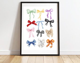 Swifty Eras Bows Poster: Taylor Album Art, DIY Printable (PNG Digital Download)