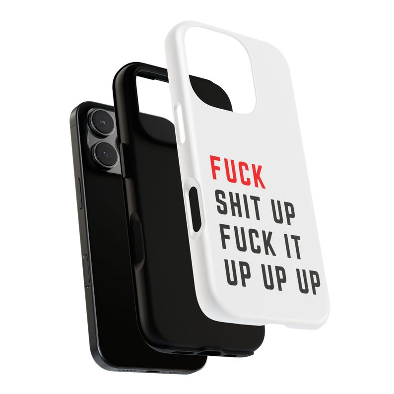 Capa para celular "Fuck Shit Up" | Capa resistente Swifty Eras para iPhone e Samsung imagem 11