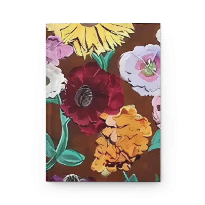 hardcover journal with surprise piano flowers for swifty fans