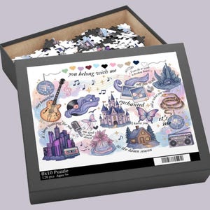 Swifty Eras Puzzle: Taylor Fan Gift, Game Night Fun