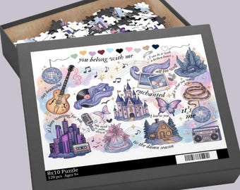 Swifty Eras Puzzle: Taylor Fan Gift, Game Night Fun
