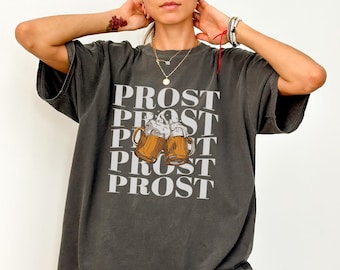 Oktoberfest Shirt, German Prost Shirt, Comfort Colors Cheers Crewneck, Group Matching Day Drinking Tee, Beer Lover Gift Midwest Festival Top