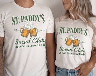 Saint Patricks Day Day Drinking Shirt, Irish Day Drinking Crewneck, St Paddys Pub Crawl Top, Group Matching Beer Lover Shirt Bartender Tee