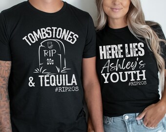 Death to my 20s Shirt, Rip 20s group matching birthday tshirt, Funny 30th Birthday Tee Funeral for my youth top Thirtieth Birthday 1993 Crew