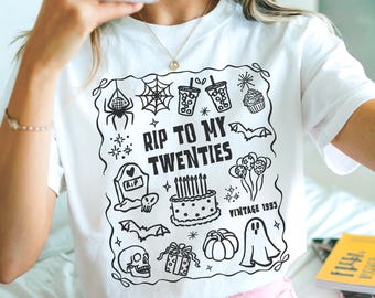 Death to My 20s Shirt, Comfort Colors Funny 30th Birthday Tshirt, Funeral for My Youth Tee, RIP to My 20s Bday Party Top, Vintage 1995 Gift