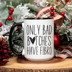 Fibromyalgia Awareness Month Warrior Unbreakable Girls Gift Front & Back Coffee  Mug