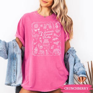 30th Birthday Shirt, Comfort Colors Summer I Turned Thirty Bday Party Tee, Custom Thirtieth Birthday Gift, Coastal Beach Summer Birthday Top Crunchberry