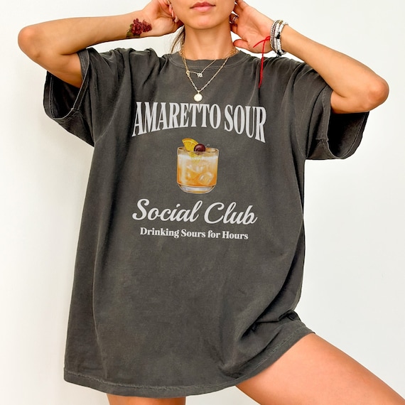 Amaretto Sour Shirt, Comfort Colors Sour Lover Crewneck, Almond