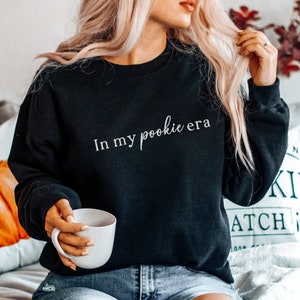 Coquette Sweatshirt, Pookie Era Sweatshirt, Funny Girlfriend Anniversary Gift, Funny Meme Sweater, Best Friend Gift, Trendy Nickname Shirt Black