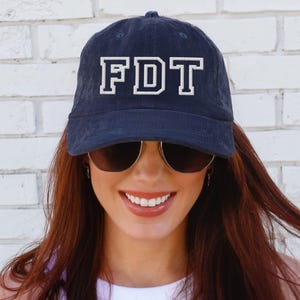 FDT Embroidered Hat, Funny FAFO Corduroy Dad Cap, Subtle Anti Trump MAGA Embroidery Gift, Resist Baseball Cap Political Protest Gift for Her