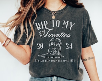 Milestone 30th Birthday Shirt Comfort Color RIP 20s tshirt Funeral for My 20s Gift Death to my twenties tee 1993 thirtieth bday RIP to my 20