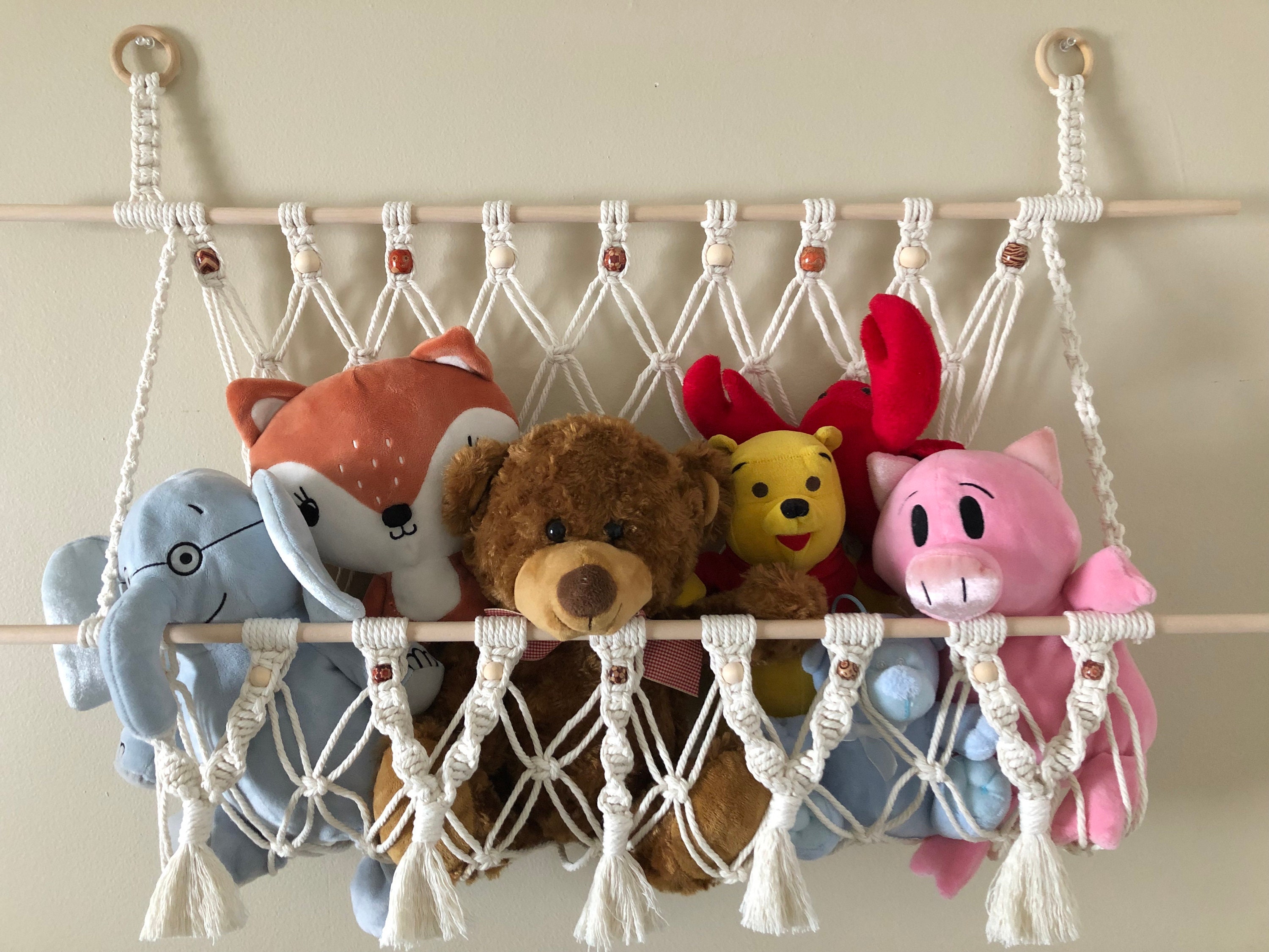 Handmade Childrens wall mounted stuffed animal storage,  #large #stuffed  #animal #storage #lar…