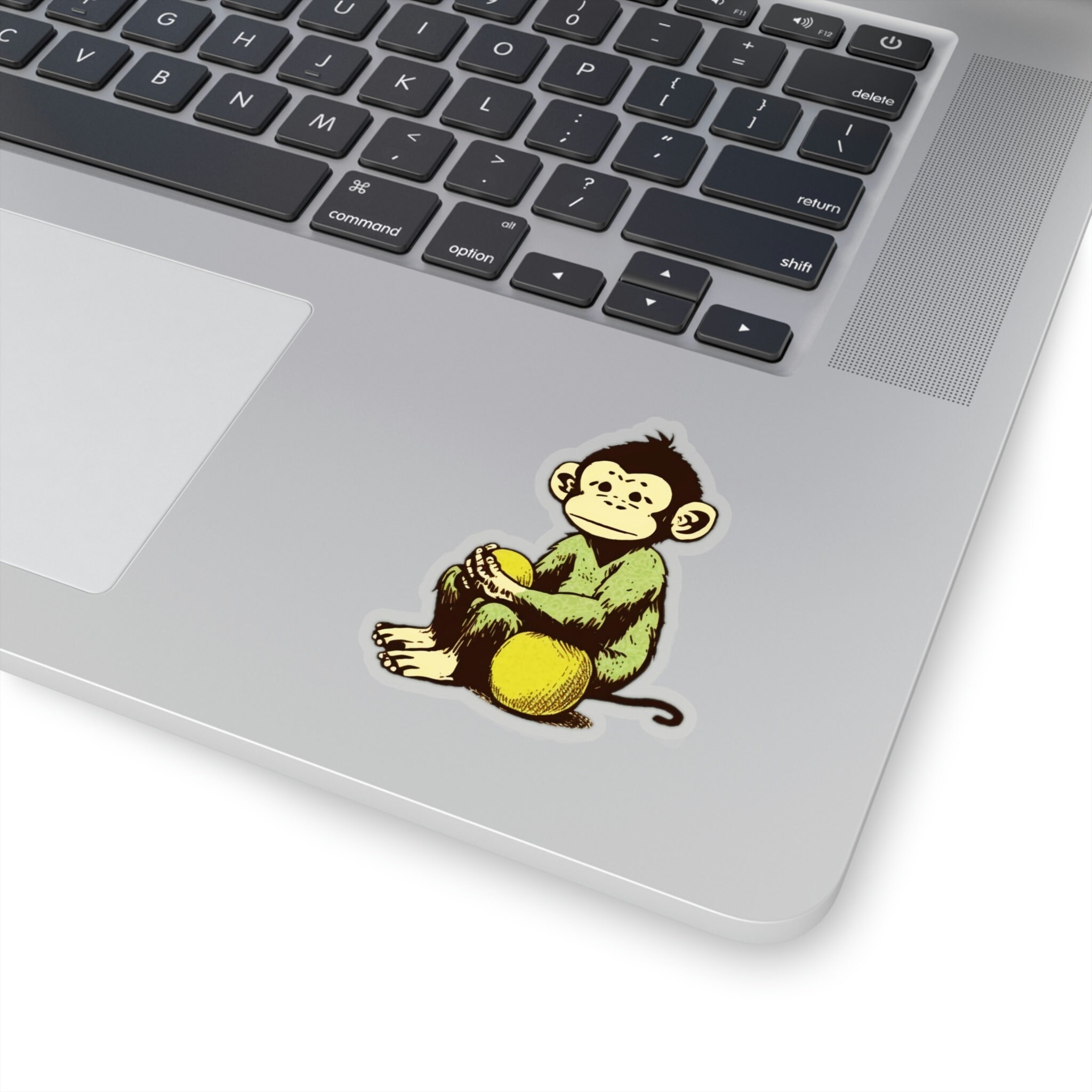 Cute Monkey Sticker for Laptop Sticker for Animal Lovers Sticker Chimp ...