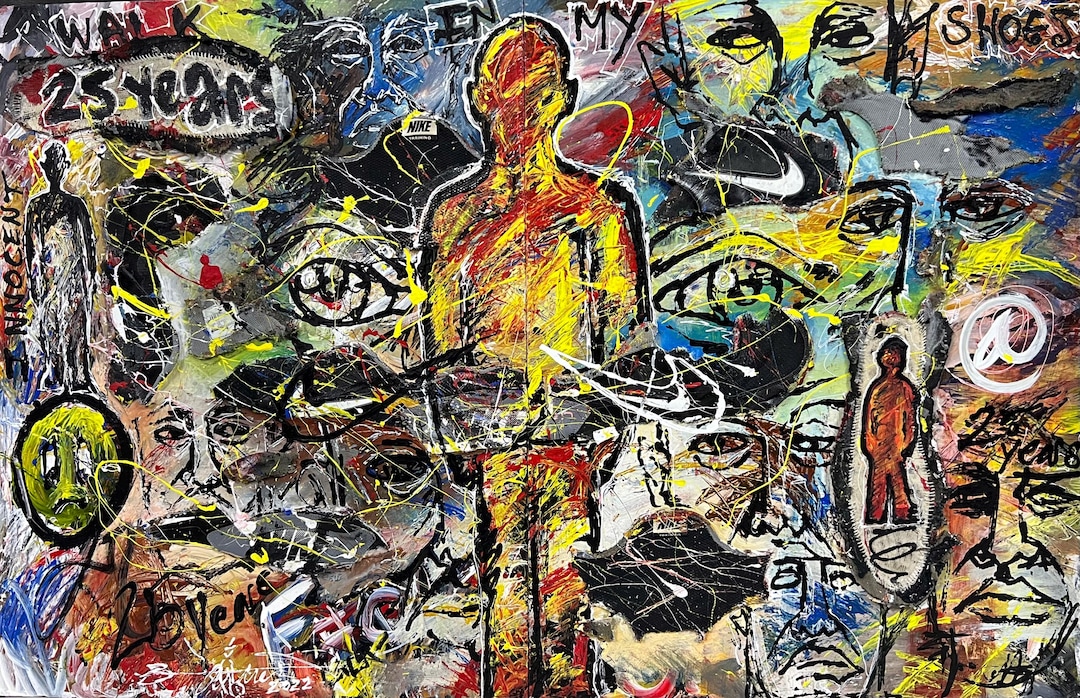25 Years of Innocence - Wrongful Conviction Art Print, Mixed Media ...