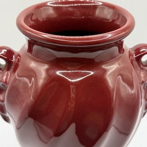 Ceramic vase burgundy vintage - Etsy 日本