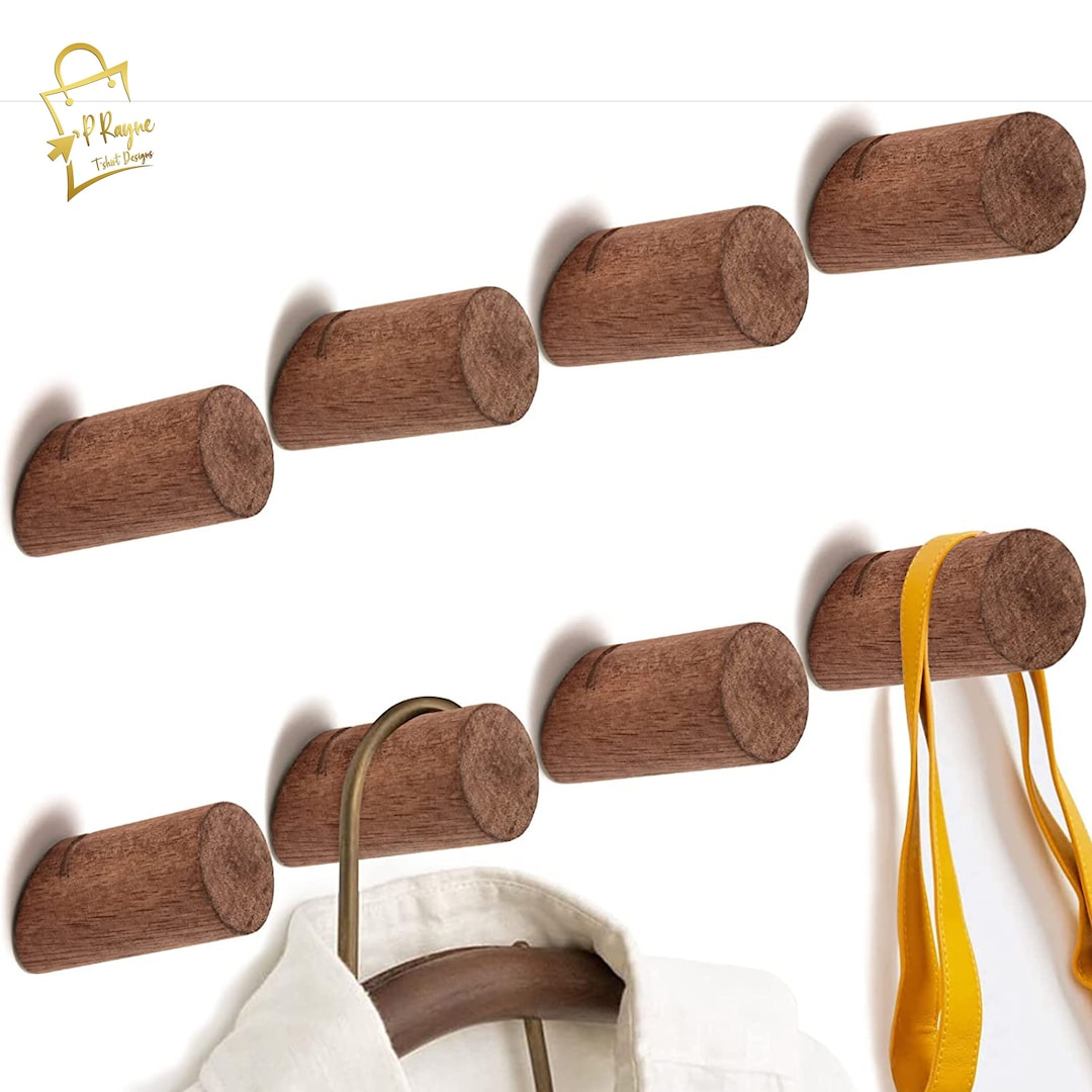 Pack of 8 Wall Hooks for Hanging Coats Hooks for Wall Coat Etsy