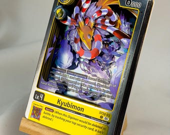 Kyubimon - Digimon Trading Card shadowbox