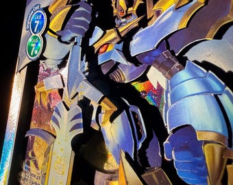 Imperialdramon Paladin Mode 3D Diorama - Hand-crafted Digimon Card Art