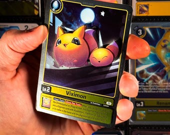 Viximon - 3D Digimon Trading Card Alter (minimalist)