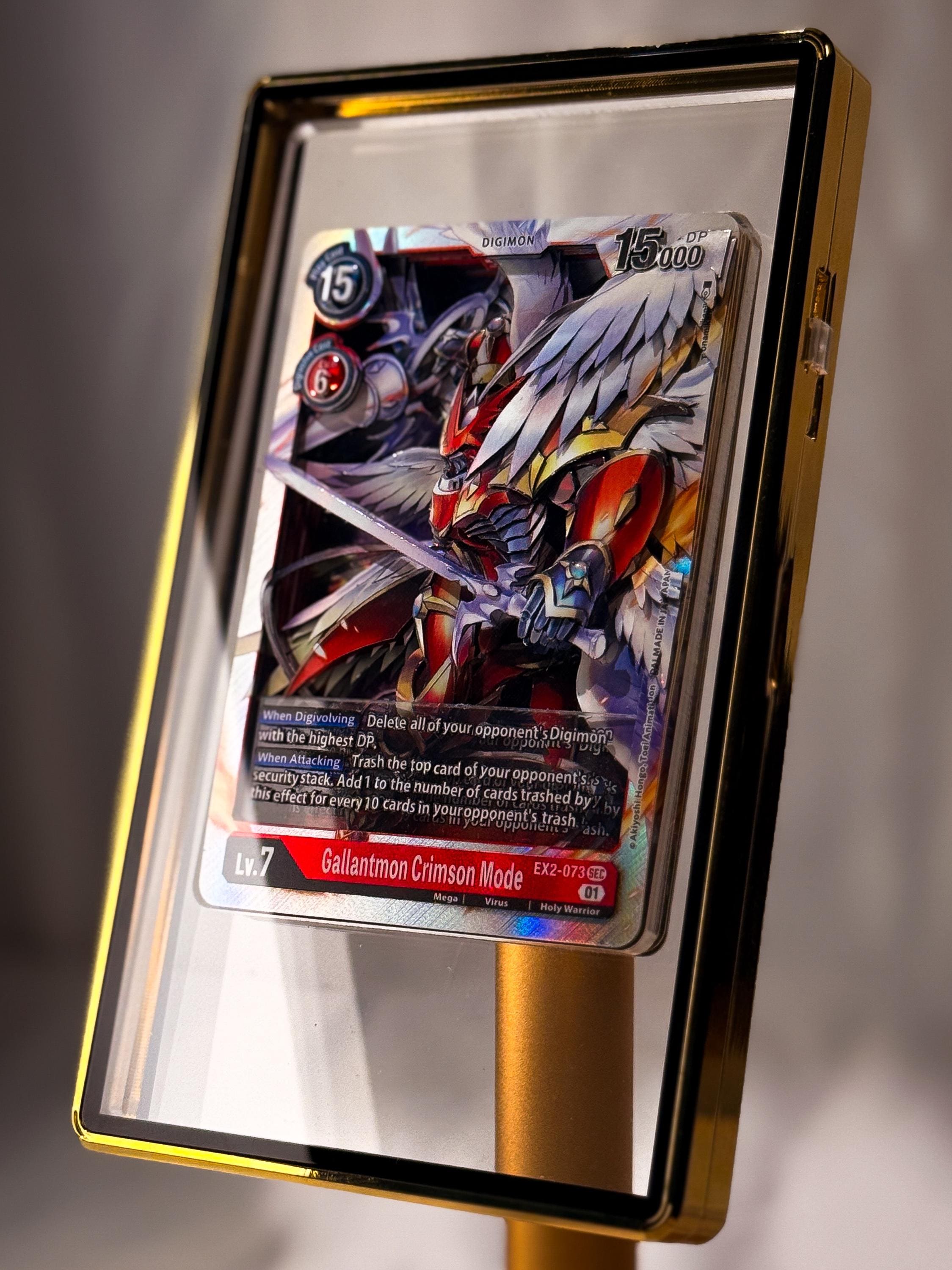 Gallantmon Crimson Mode 3D Trading Card - Hand-crafted Digimon Card Art -  Etsy