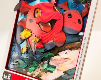 Gigimon - 3D Digimon Trading Card Alter (minimalist)