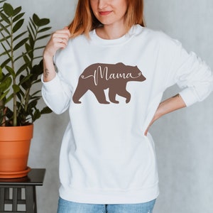 Mama Bär Crewneck Sweatshirt, Mama Bär Sweatshirt, Mama Bär, Muttertag Sweatshirt, Muttertagsgeschenk, Geschenk für Mama